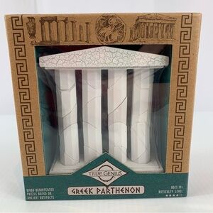 Greek Parthenon 15 Piece 3D Wood Puzzle Project True Genius Brain Teaser New
